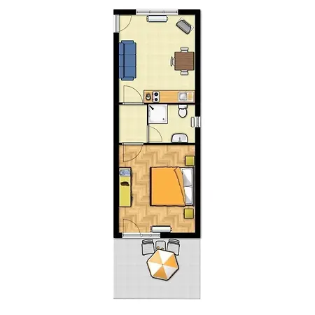 Apartmán Ferienwohnung Fuer 3 Personen Ca 35 Qm In Zalakaros, Westungarn Zala *
